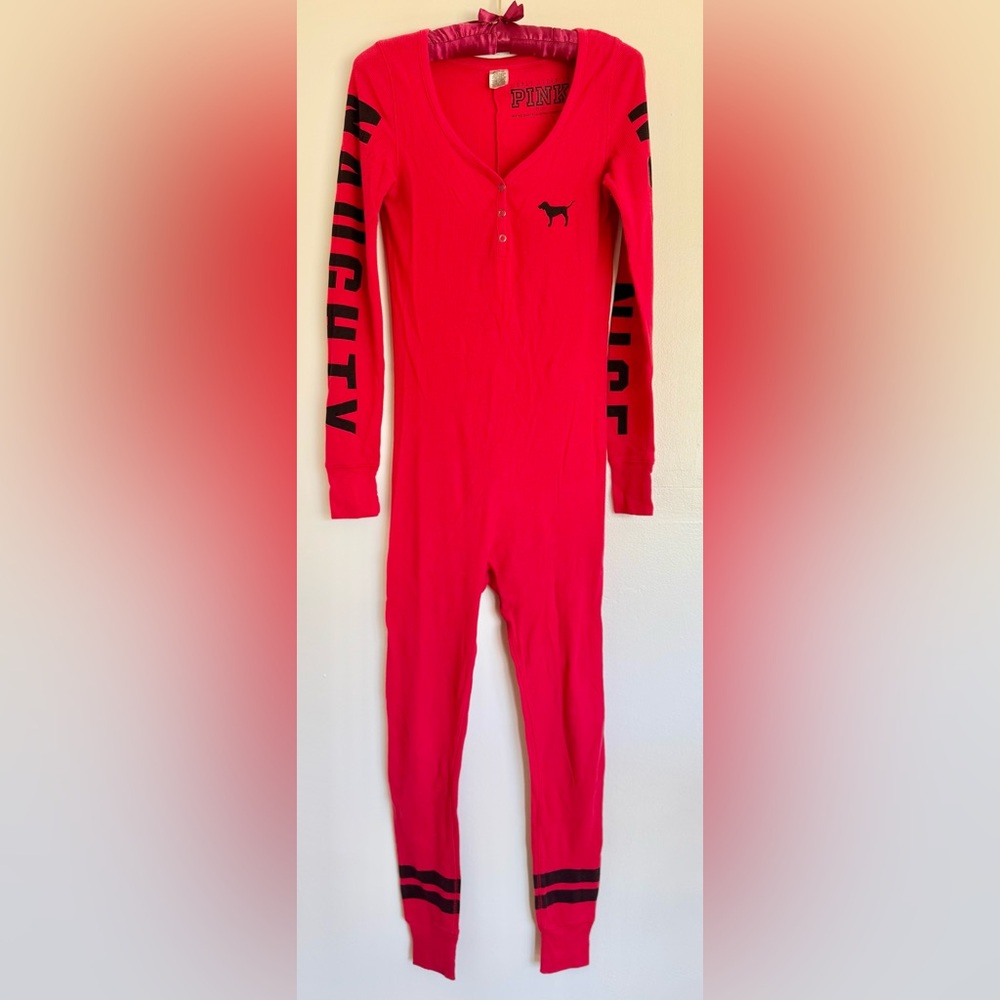 Victoria's Secret Pink Red Onesie